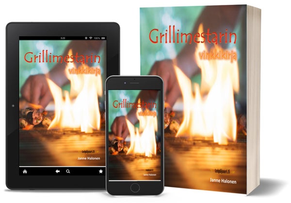 Grillimestarin vinkkikirja, Janne Halonen, e-kirja PDF
